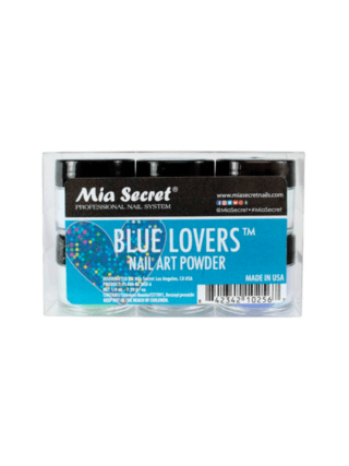 Blue Lovers Acrylic Powder Collection 6 Pcs
