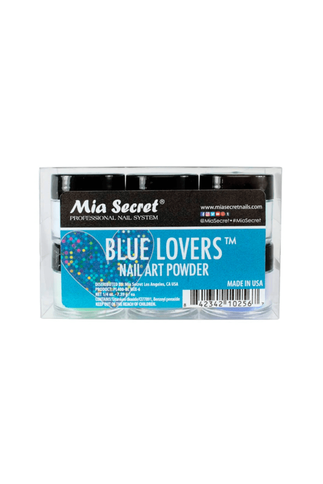 Blue Lovers Acrylic Powder Collection 6 Pcs