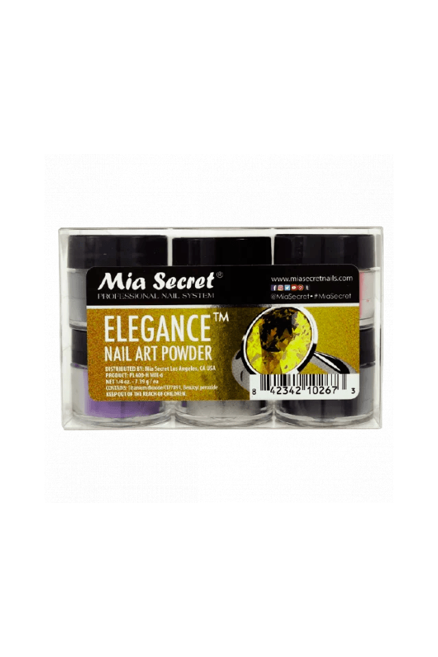 Elegance Acrylic Powder Collection 6 Pcs