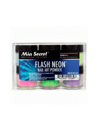Flash Neon Acrylic Powder Collection 6 Pcs