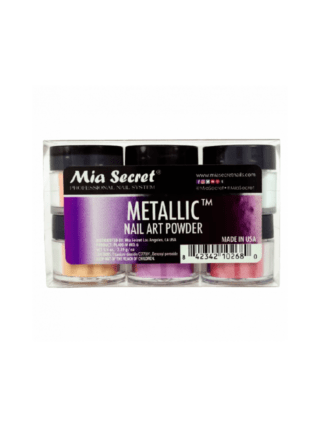 Metallic Acrylic Powder Collection 6 Pcs