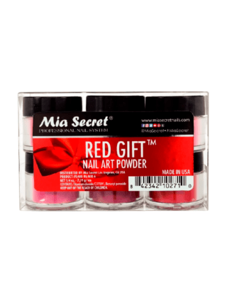 Red Gift Acrylic Powder Collection 6 Pcs