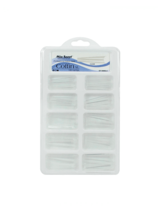 Tips Coffin XL Transparentes x 100