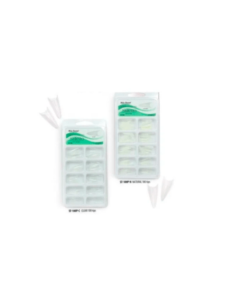 Tips Stiletto Transparente x 100